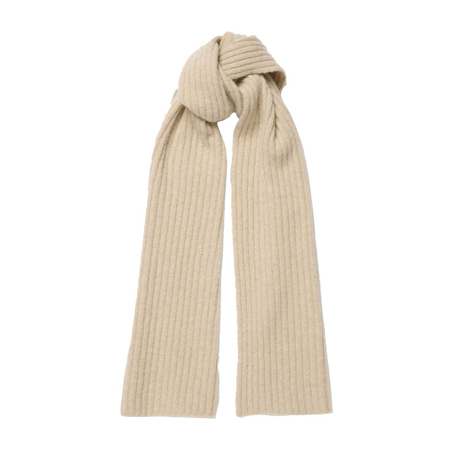 Veronika Maine Fawn Chunky Alpaca Merino Scarf